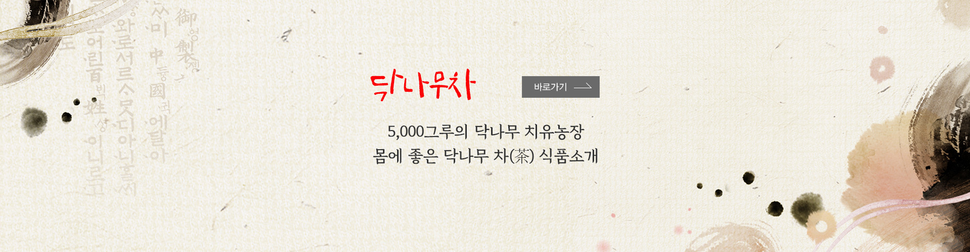 닥나무차