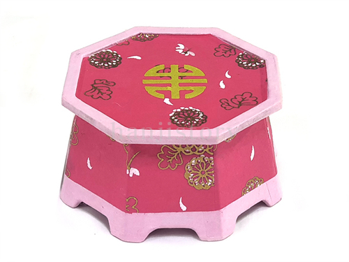 2.미니팔각상보석함(분홍) <br> 20%할인<br> 50개이상구매시 4,200원