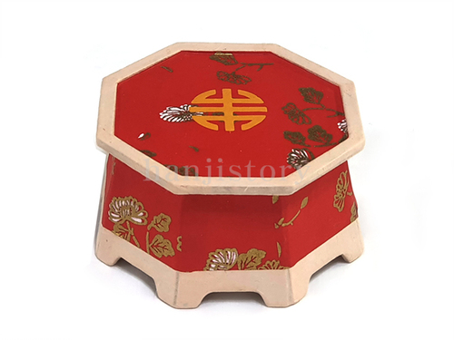 4.미니팔각상보석함(빨강) <br> 20%할인<br> 50개이상구매시 4,200원