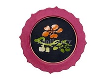 3.나리컵받침만들기(진분홍) <br> 20%할인<br> 50개이상구매시 2,100원(색상혼합가능)