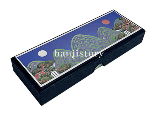 2.덮개필통만들기(민화/남색)<br> 20%할인<br> 50개이상구매시 4,200원(색상혼합가능)
