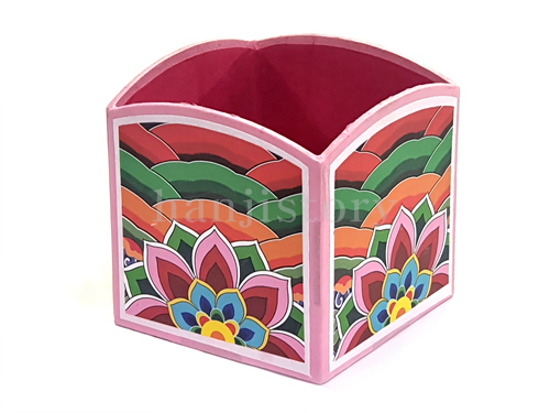 2.곡선사각필통만들기(단청/분홍) <br> 20%할인<br> 50개이상구매시 3,500원(색상혼합가능) 