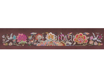 62.자수무늬지  <br> 340mm*65mm(1장)
