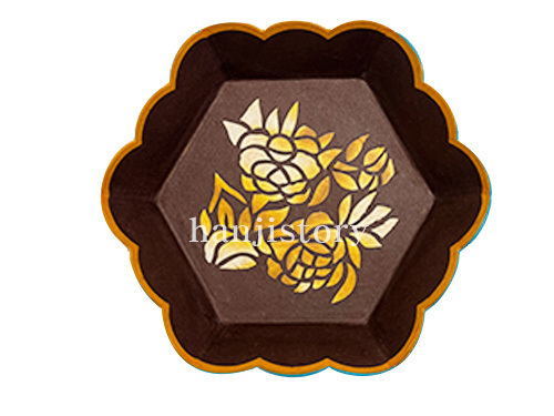 3.육각꽃과반만들기(밤색) <br> 20%할인 <br> 50개이상구매시 4,200원(색상혼합가능)