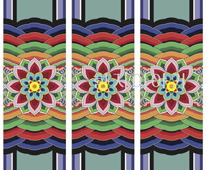 12.단청무늬지 <br> 480*355mm