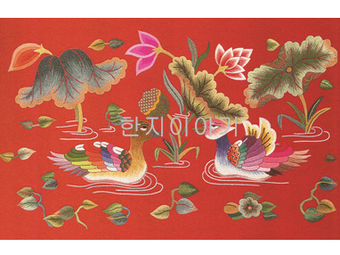 37.자수무늬지 <br> 230mm*110mm(1장)