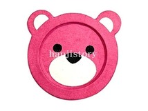 1.곰돌이컵받침만들기(진분홍) <br> 20%할인<br> 50개이상구매시 1,700원(색상혼합가능)