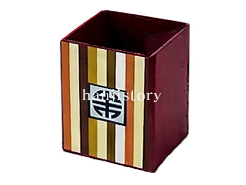 2.사각꽂이필통(색동/가지) <br> 20%할인 <br> 50개이상구매시 3,200원(색상혼합가능) 