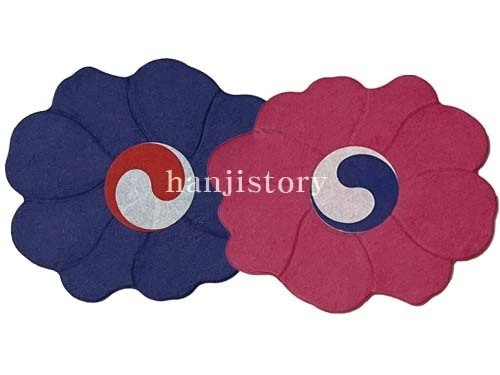 2.연꽃컵받침만들기(2개입/보라분홍) <br> 20%할인<br> 50개이상구매시 2,300원(색상혼합가능)