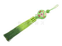 큰원형노리개 (연두)