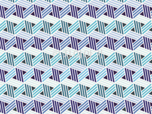 27.삼각전통무늬(파랑계열) 한지인쇄