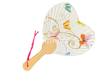 1.하트미니부채만들기(냅킨문양)<br> 50개이상구매시 2,300원(색상혼합가능)