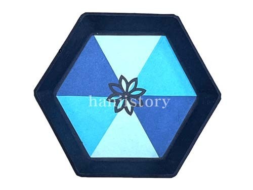 1.육각접시만들기(파랑) <br> 20%할인 <br> 50개이상구매시 2,100원(색상혼합가능)