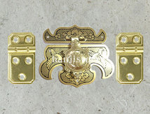 29.보석함세트(황색-중) <br> 20%할인 한지공예장석