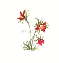 29.들꽃문양 <br> 300*390mm(총2컷) <br> 그림1개당 180*300mm 