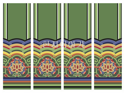 4.단청무늬지  <br> 480*355mm