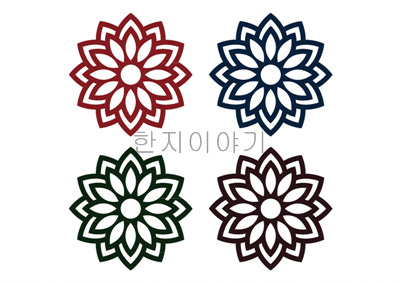 60.한지 75*75mm