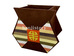 2.복주머니꽂이필통(진밤색) <br> 20%할인<br> 50개이상구매시 3,500원(색상혼합가능) 