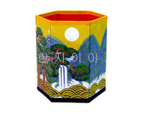 1.육각꽂이필통만들기(대/민화/노랑) <br> 20%할인<br> 50개이상구매시 3,900원(색상혼합가능) 