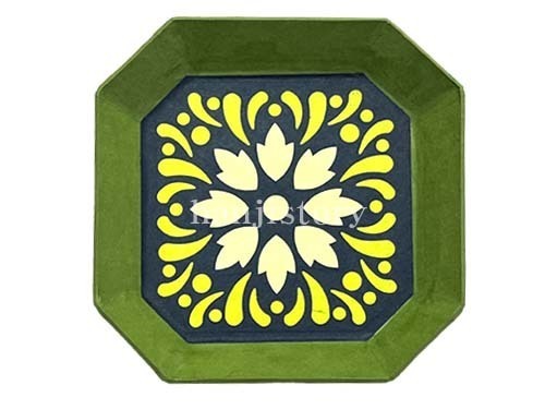4.팔사각접시만들기(솔잎) <br> 20%할인<br> 50개이상구매시 3,200원 (색상혼합가능)