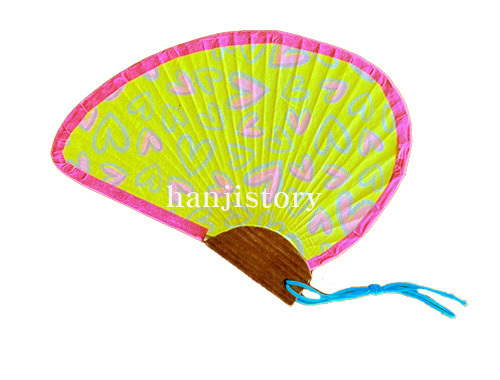 4.반달미니부채만들기(한지문양)<br> 50개이상구매시 2,300원(색상혼합가능)