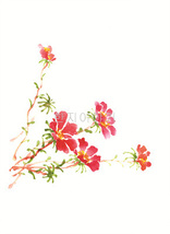 17.들꽃문양  <br> 300*390mm(총2컷) <br> 그림1개당 180*300mm 