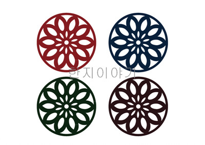 4.한지 75*75mm