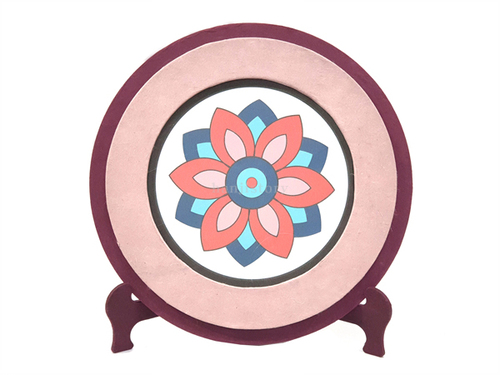 1.민화원형액자(단청) <br>20%할인 <br>  50개이상구매시 4,200원(색상혼합가능)