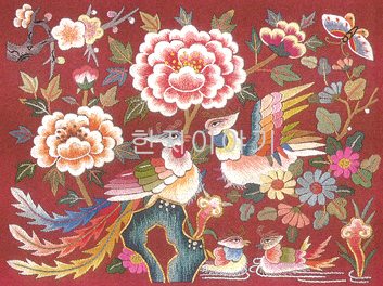 5.자수무늬지 <br> 170mm*130mm(5장묶음)
