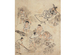 74.민화(김홍도) <br> 175*175mm(타작/대)
