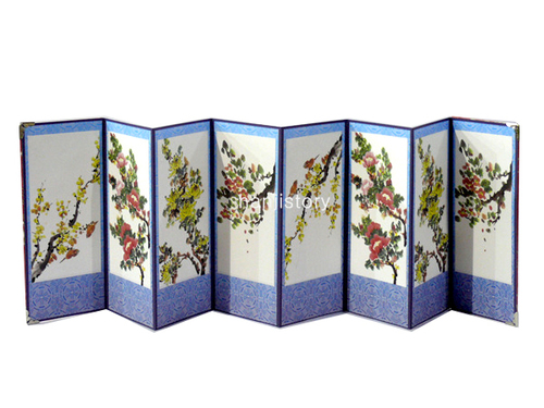 4.병풍만들기(대/8폭/산수화) <br> 20%할인 <br> 50개이상구매시 4,200원(문양혼합가능)