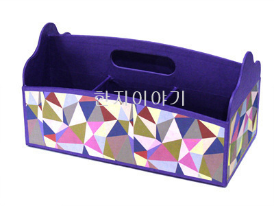 2.다용도4칸바구니만들기(보라)<br>20%할인 <br> 50개이상구매시 11,000원