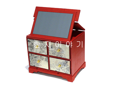 1.정4서랍경대만들기(빨강/풍속도) <br>20%할인
