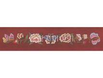61.자수무늬지  <br> 190mm*40mm(5장묶음)