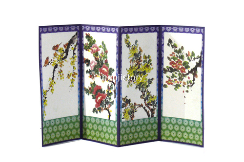 4.병풍만들기(4폭/산수화)    <br> 20%할인 <br> 50개이상구매시 2,800원(문양혼합가능)