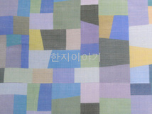 18.모시원단(조각보나염)  <br> 300mm*300mm