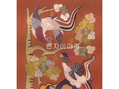 12.자수무늬지 <br> 130mm*110mm(5장묶음)