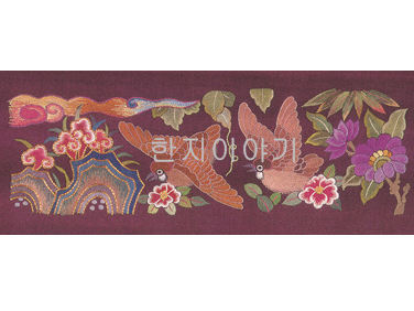 55.자수무늬지  <br> 210mm*80mm(5장묶음)