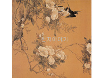 101.민화(화조도) <br> 320*320mm