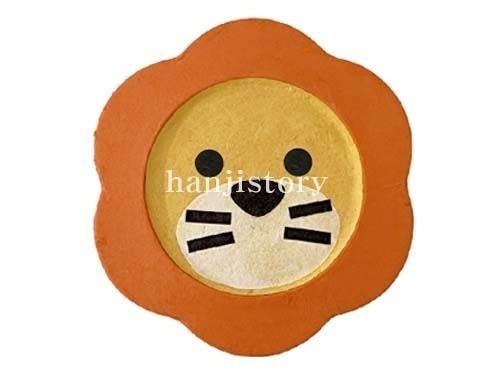 1.사자컵받침만들기(귤색)<br> 20%할인<br> 50개이상구매시 1,700원(색상혼합가능)
