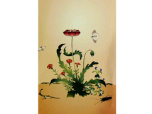 8.민화문양지(초충도)  <br> 155*260mm
