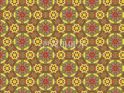 1.단청무늬지(소슬금)  <br> 480*355mm