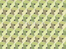 28.삼각전통무늬(초록계열) 한지인쇄 