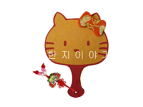 2.야옹이손거울(중/빨강) 20%할인<br> 50개이상구매시 3,200원