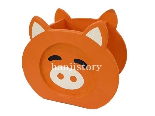 2.꿀꿀이꽂이필통(감색) <br> 20%할인<br> 50개이상구매시 3,500원(색상혼합가능) 