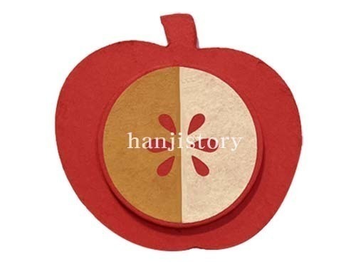 1.사과손거울만들기(빨강) <br> 20%할인<br>50개이상구매시 2,800원