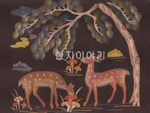 22.자수무늬지 <br> 160mm*140mm(5장묶음)