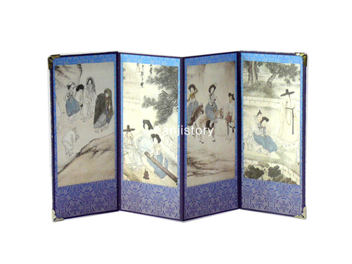 3.병풍만들기(대/4폭/풍속도)    <br> 20%할인 <br> 50개이상구매시 2,800원(문양혼합가능)