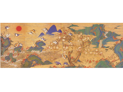 58.민화(장생도) <br> 450*150mm