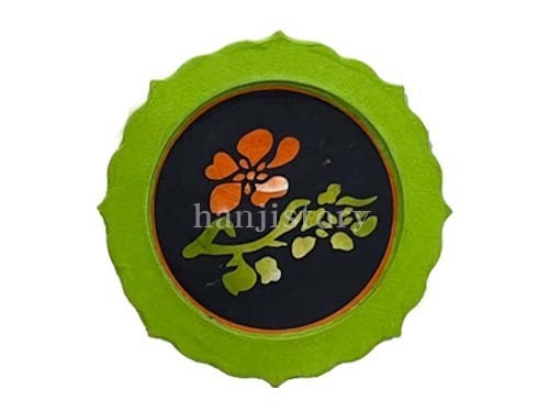 4.나리컵받침만들기(연두) <br> 20%할인<br> 50개이상구매시 2,100원(색상혼합가능)